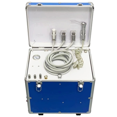 Valigia per il trattamento dentale da 550w Unità portatile dentale piccola con ejetore di saliva