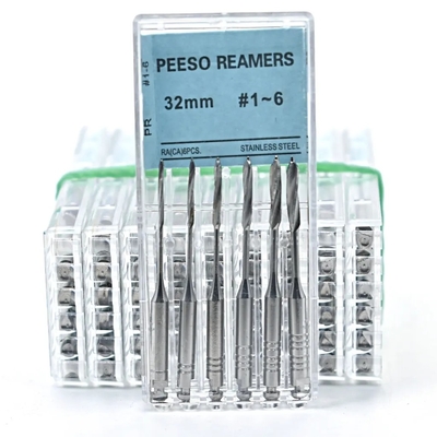 Strumento endodontico dentale del canale radicolare 32 mm Pesso Dental Reamers per l'ingrandimento della porzione cervicale