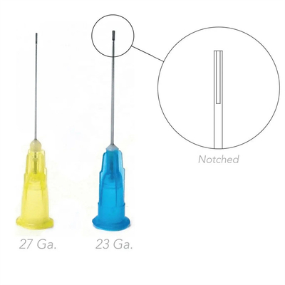 Dental Disposable 23G Aglio di irrigazione Endo Top Double Hole Endo Aglio di irrigazione