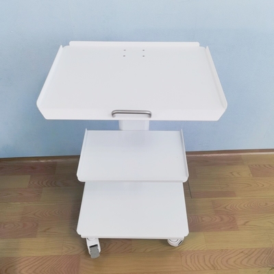 Carrello di strumenti mobili Carrello dentale con carrello di freno Carrello portabile dentario con presa integrata