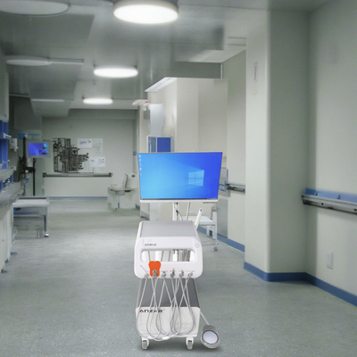 Foshan Anzhe Factory Dental Delivery Unit Popular Design Dental Operation Tray 220V Europa Standard Mobile Dental Cart