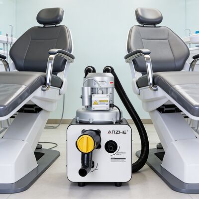 Un buon prezzo. Unità di aspirazione dentale da 750W con flusso d'aria di 1000L/min e separazione vapore aria e acqua in linea
