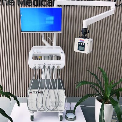 Un buon prezzo. Postazione Dentale Mobile All-in-One per Animali Domestici con Pressione 0.8Mpa, Rumore 38DB e Potenza 550W per Cliniche Veterinarie in linea