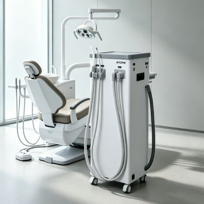 Un buon prezzo. Unità di aspirazione mobile dentale con potenza di aspirazione elevata di 800L/min 56dB, con funzionamento a basso rumore e sistema di drenaggio automatico in linea