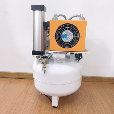 Un buon prezzo. Compressore d'aria dentale silenzioso senza olio da 32L con asciugatore incorporato aria pulita di grado medico, basso rumore, efficiente dal punto di vista energetico per cliniche in linea