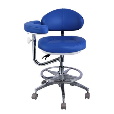 Un buon prezzo. Fabbrica Diretto Ergonomico Scavo Dental Sedile medico regolabile 360° Rotante Scavo medico con ruote per laboratorio clinico ospedale in linea