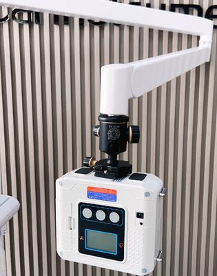 Unità dentale veterinaria portatile con telecamera a raggi X 4K e compressore senza olio per il trattamento dentale degli animali domestici