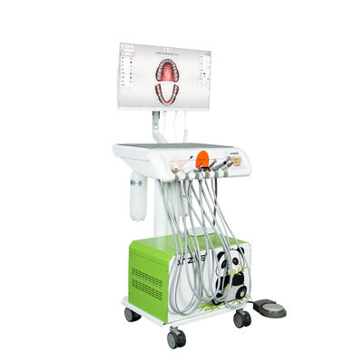 Un buon prezzo. Carrello odontoiatrico veterinario con telecamera orale Unità odontoiatrica portatile per animali domestici Postazione di lavoro dentale veterinaria mobile con compressore d'aria OEM in linea