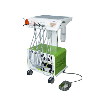 Unità dentale veterinaria portatile Stazione di lavoro dentale mobile per animali domestici con compressore d'aria Scaler Suction Vet Dental Trolley OEM