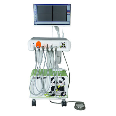 Animal Dental Mobile Cart Veterinary Dental Equipment Pet Dental Treatment System with Oral Camera Air Compressor and Suction