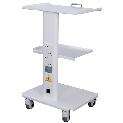 Carrello mobile dentale durevole a 3 livelli | Carrello per strumenti rotanti in acciaio laminato a freddo per cliniche, laboratori e corsi di formazione odontoiatrica | Diretto in fabbrica