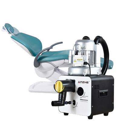 Sistema di aspirazione dentale da 1300 W per 4 poltrone odontoiatriche Pompa per vuoto dentale con separazione dell'aria e del liquido Drenaggio automatico Attrezzatura per clinica odontoiatrica a basso rumore