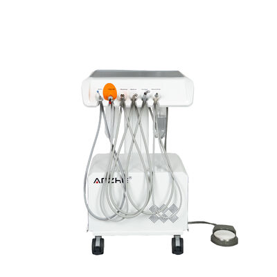 Un buon prezzo. Unità dentale portatile con compressore d'aria integrato Scaler LED Curing Light Mobile Dental Treatment Cart in linea