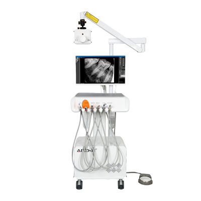 Un buon prezzo. All in One Digital Dental Workstation con portatile X Ray HD Camera Intraorale Sensore PC System Mobile Dental Treatment Unit in linea