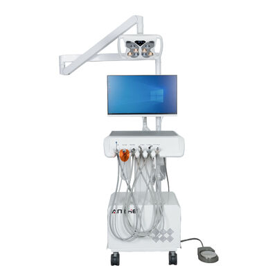 Un buon prezzo. All-in-One Dental Workstation con Butterfly LED Light HD Camera intraorale Sistema informatico integrato Unità dentale mobile in linea