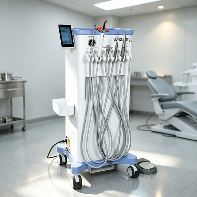 Un buon prezzo. Unità Dentale Mobile da 550W con Pressione dell'Aria di 0.8Mpa e Luce di Polimerizzazione a LED per Trattamenti in Clinica Dentale in linea