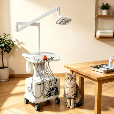 Un buon prezzo. Unità dentale portatile con lampada dentale a LED Compressore d'aria incorporato Suction Scaler Light Curing Mobile Dental Workstation per le cliniche in linea