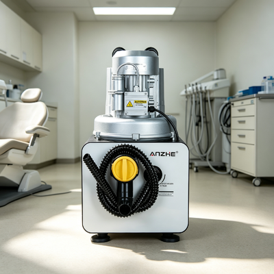 Un buon prezzo. 1300W Unità di aspirazione dentale ad alte prestazioni con flusso d'aria di 1200L/min per 4 sedie dentali in linea
