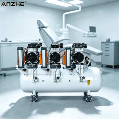 Un buon prezzo. Compressore Dentale Medico Senza Olio AZ-FA150B con Essiccatore e Serbatoio da 150L in linea