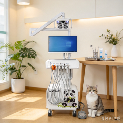 Un buon prezzo. Stazione di lavoro dentale veterinaria con telecamera intraorale HD luce dentale a LED computer sistema di imaging digitale attrezzature dentali animali in linea