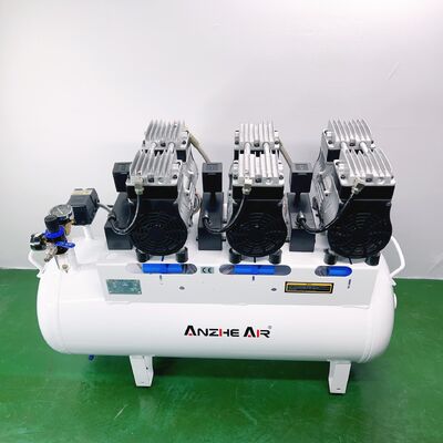 Un buon prezzo. Compressore d'aria dentale silenzioso senza olio da 2550W 90L per studi dentistici in linea