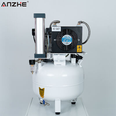 Un buon prezzo. Compressore d'aria dentale silenzioso da 32L di grado medico senza olio con essiccatore d'aria per cliniche in linea