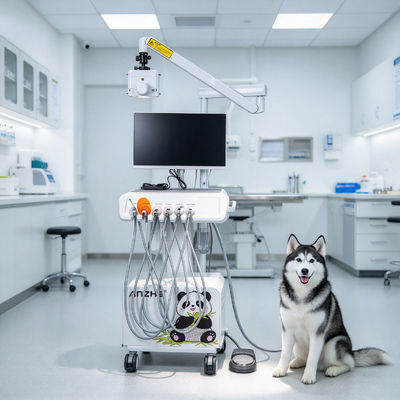 Un buon prezzo. Unità mobile di trattamento dentale veterinario, macchina portatile a raggi X integrata e sensore digitale per cliniche dentali per animali domestici in linea